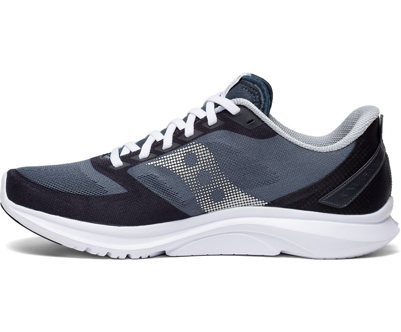 Women's Saucony Kinvara 12 Running Shoes Navy / Black | Singapore 172HAPK